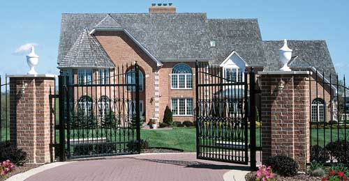 Residential Wrought Iron Gate
